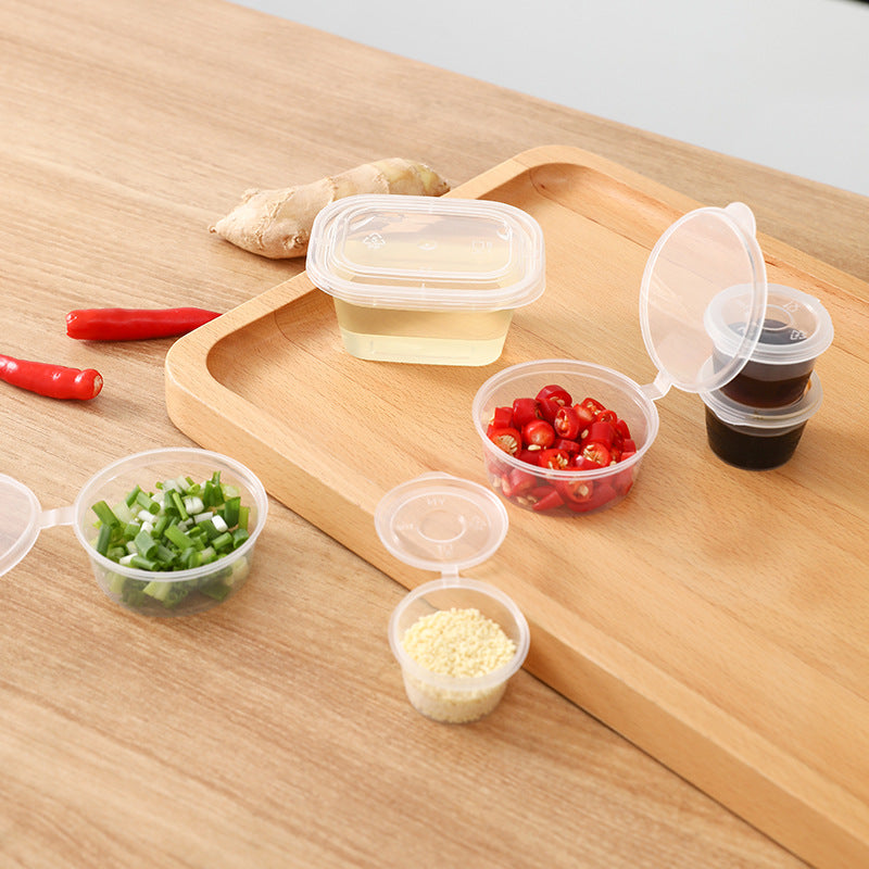 Clear disposable sauce container 50ml