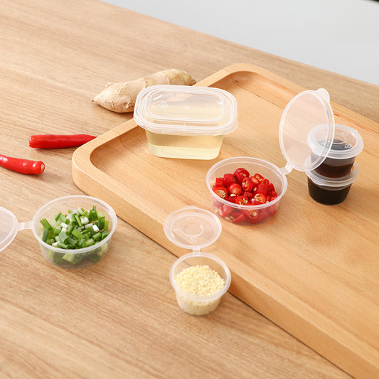 Clear disposable sauce container 50ml