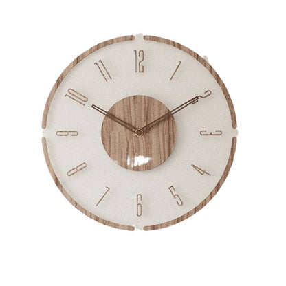 transparent digital wall clock design