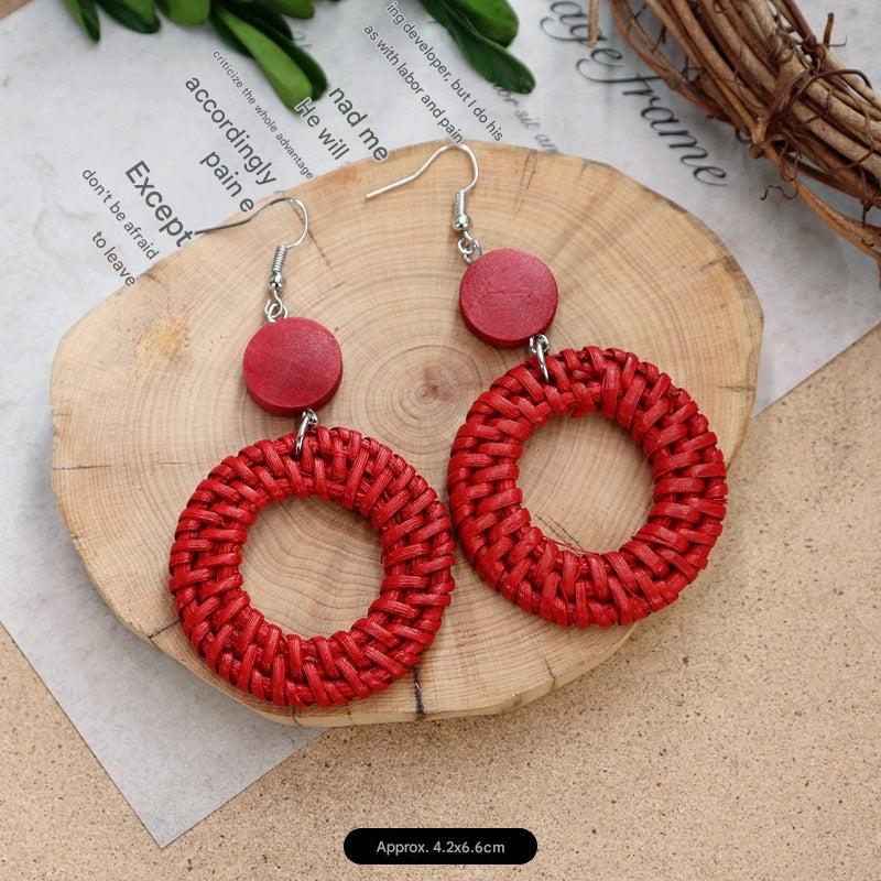 Summer beach fashion long earrings