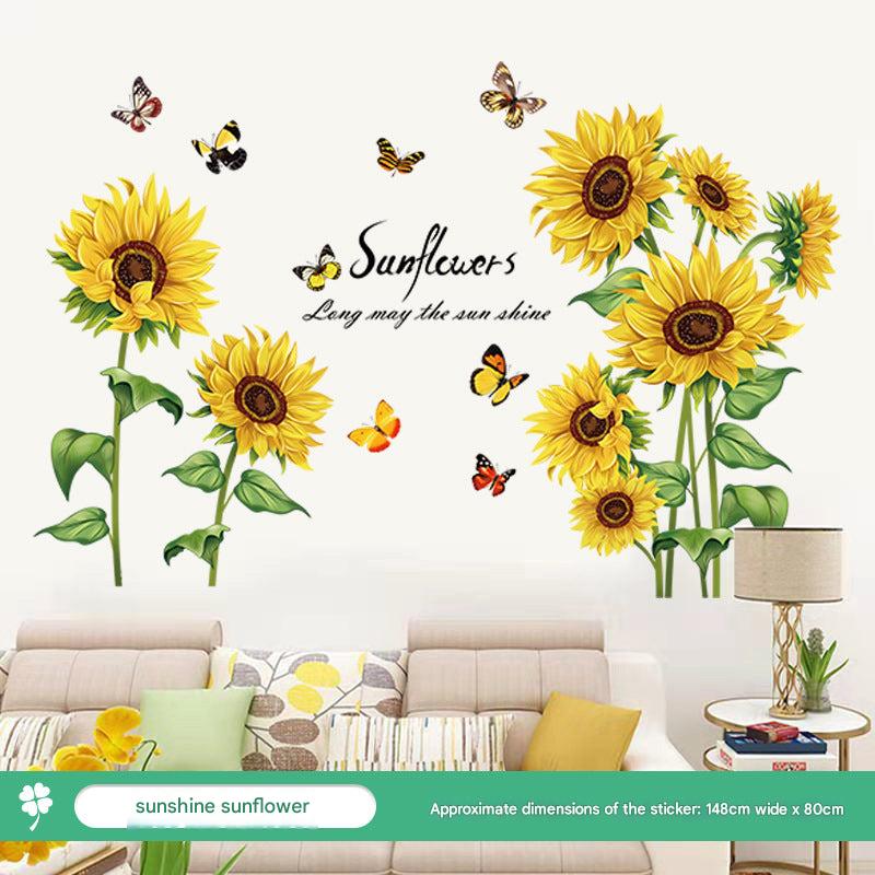 Sunflower wall sticker image 1