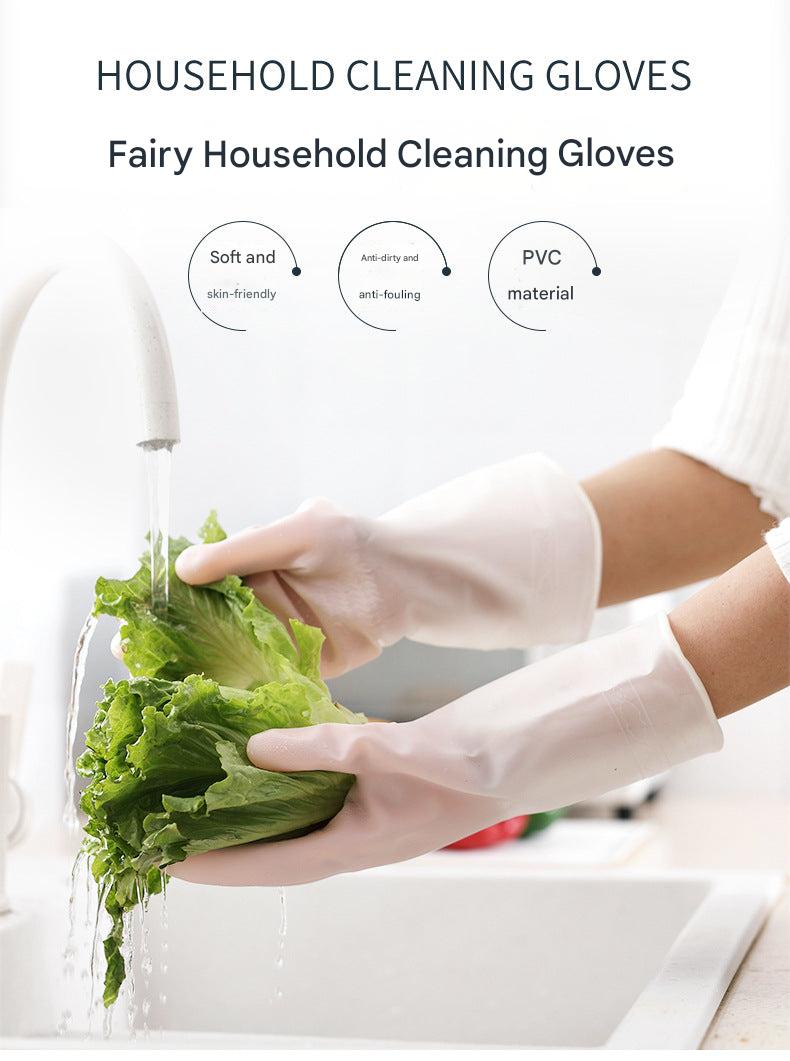 Heavy duty PVC gloves for dishwashing