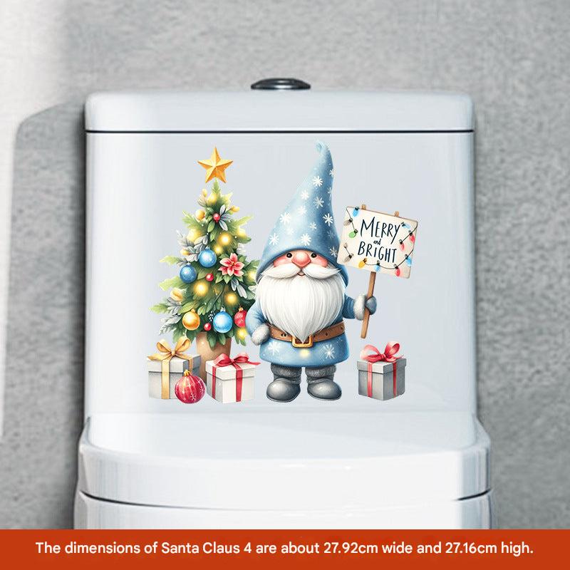Colorful holiday decoration sticker