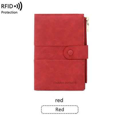 RFID passport holder in green