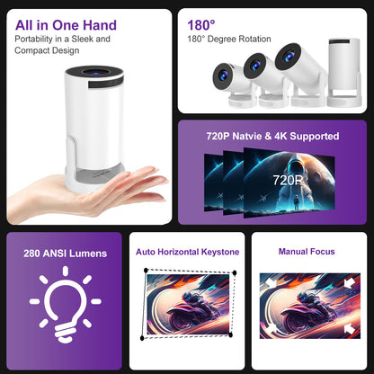 Outdoor Movie Night with Projector