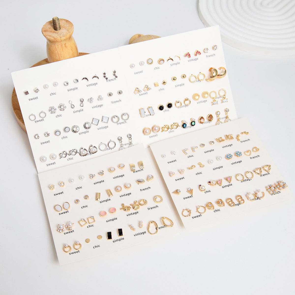 Stunning Pearl Earrings Set Image 6