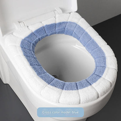 Waterproof toilet seat cover in gray color