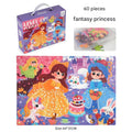 Set 12: New 60-piece Dream Princess + Free Storage Bag (Pack of 2)