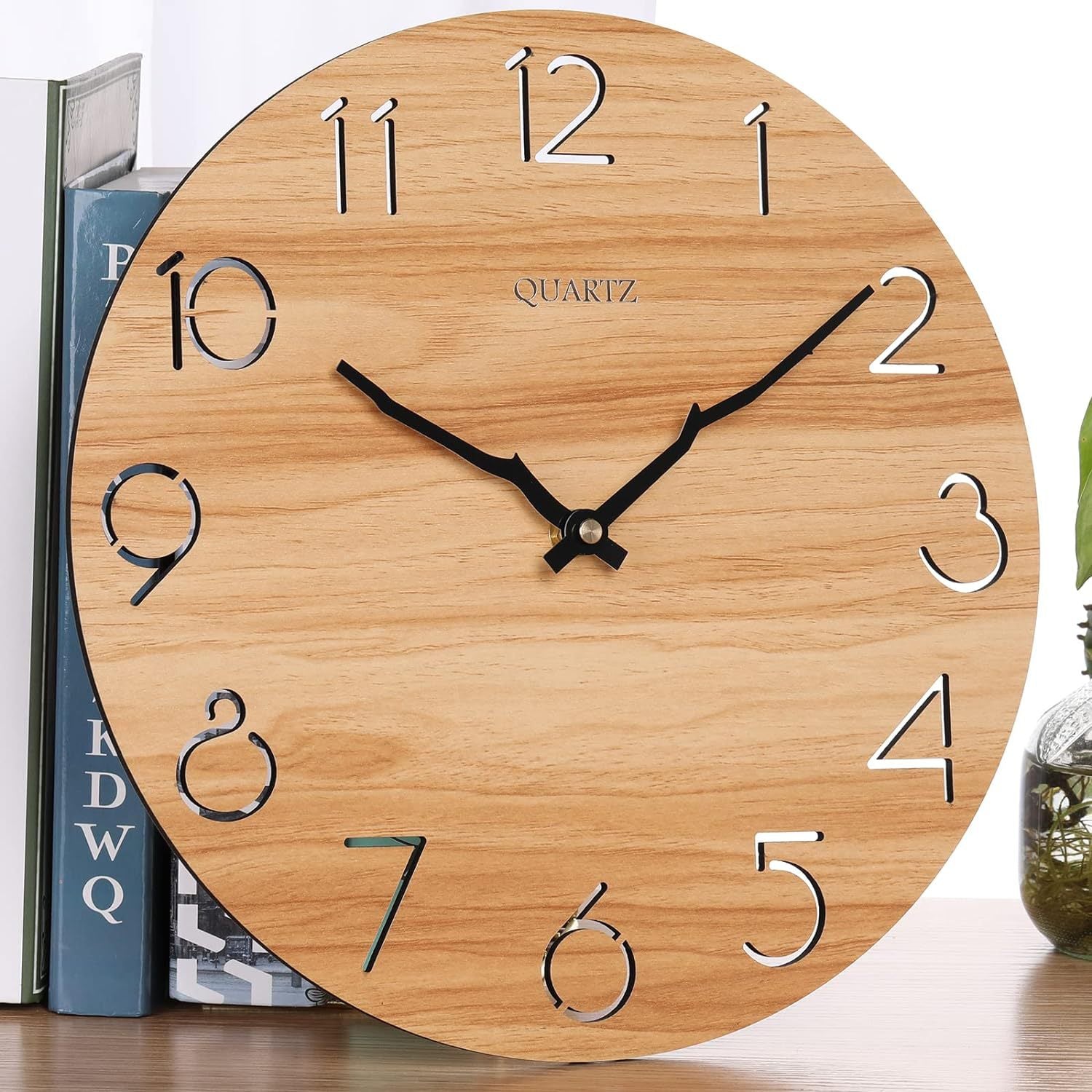 Elegant MDF wall clock showcase