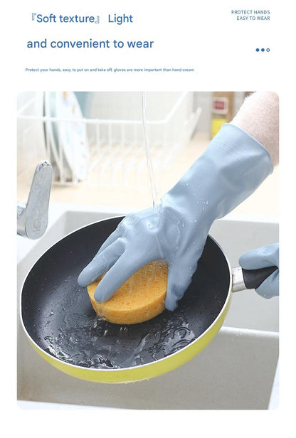 Thick waterproof cleaning gloves