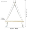 Cream Handwoven Storage Rack (Single Layer)