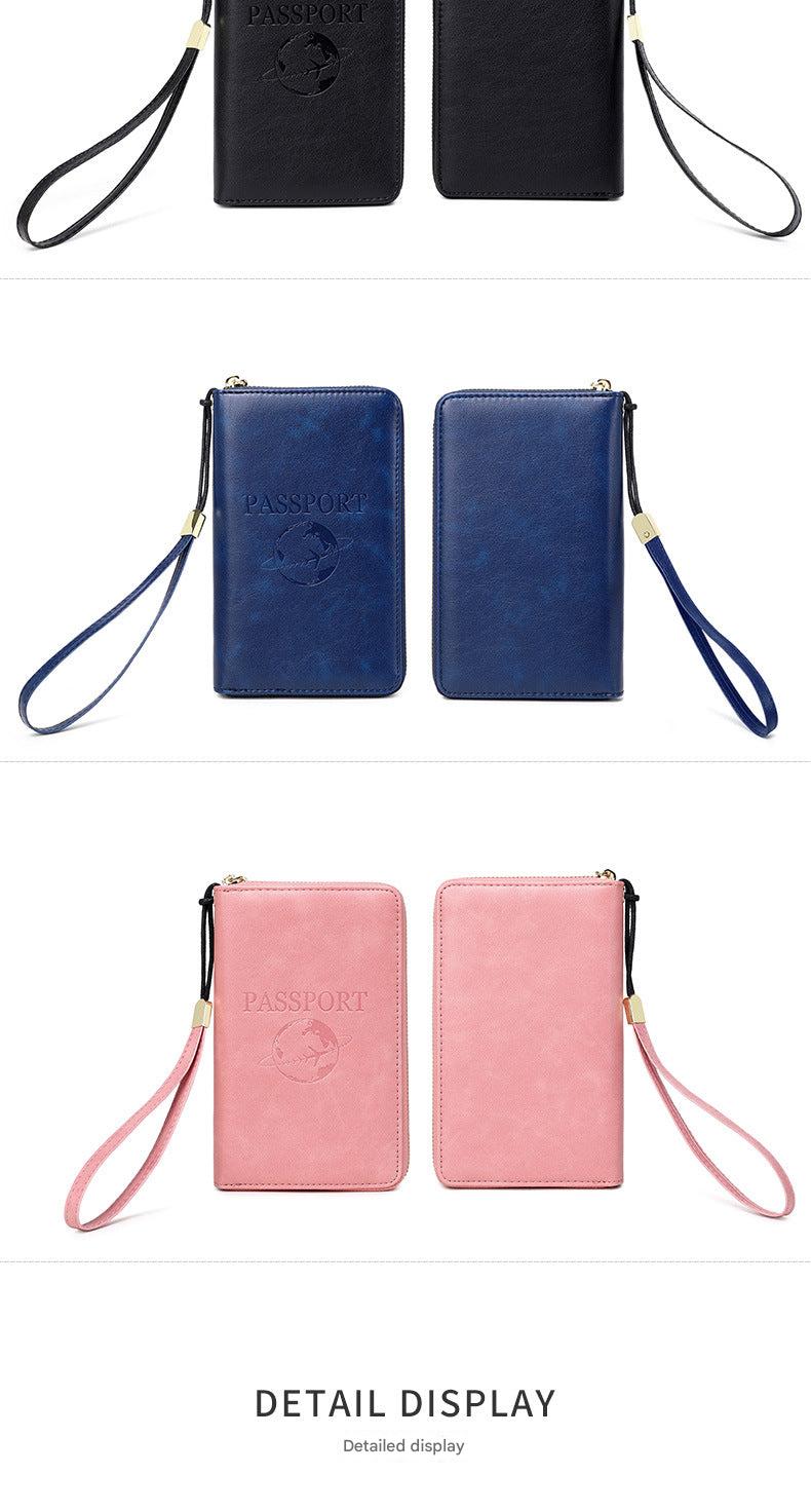 RFID passport holder pink