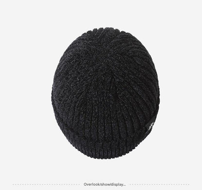 Stylish blue winter hat for outdoor activities