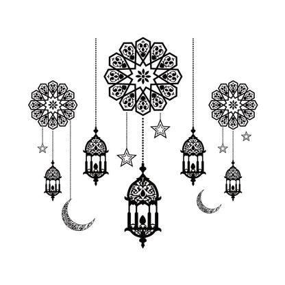 Moon decals for wall decoration