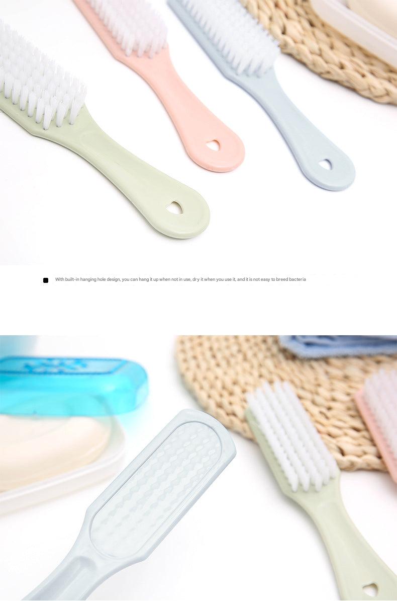 Green soft bristle brush for clothes