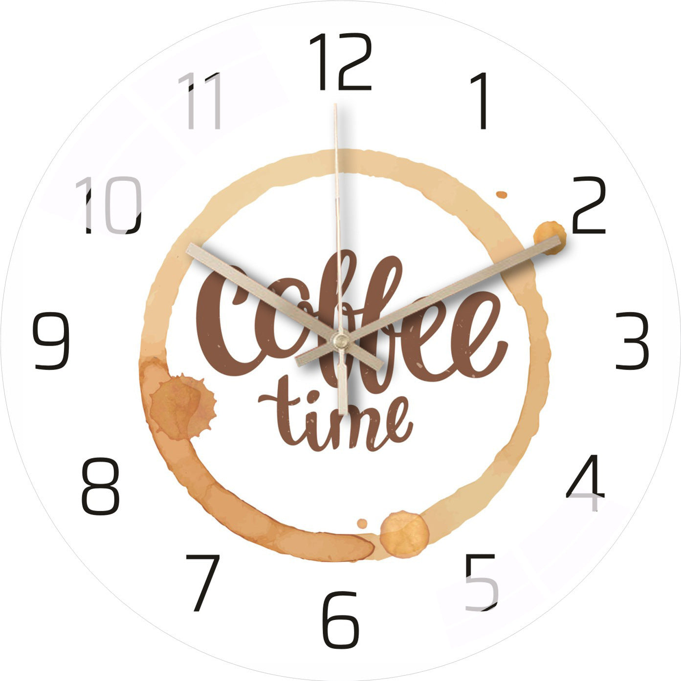 Elegant wall clock as home décor