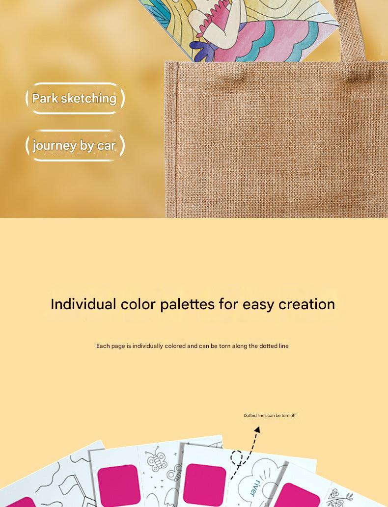 kids watercolor book