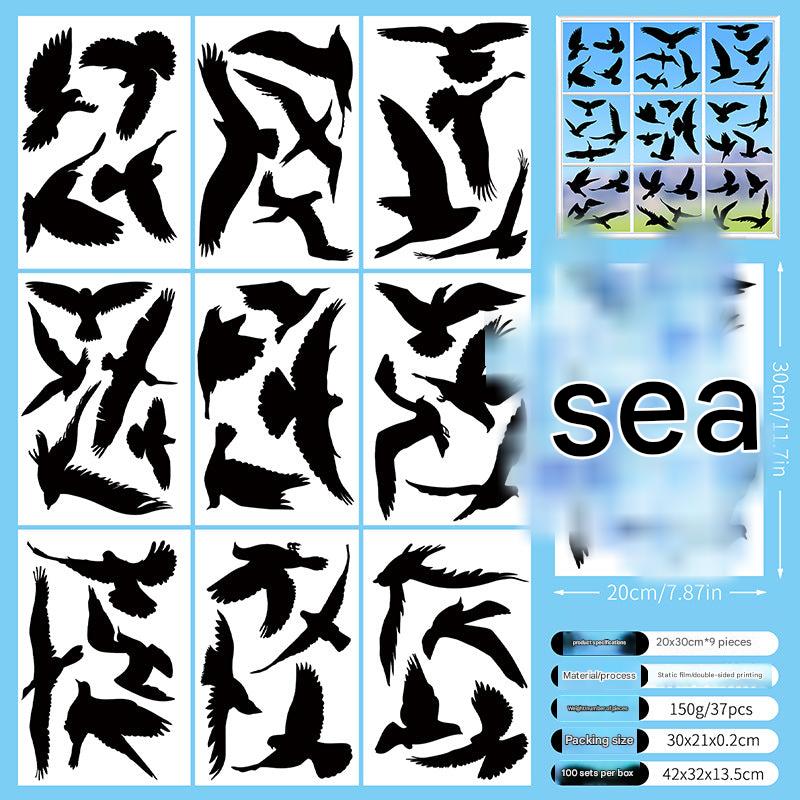 Spring Floral Window Sticker Image 1