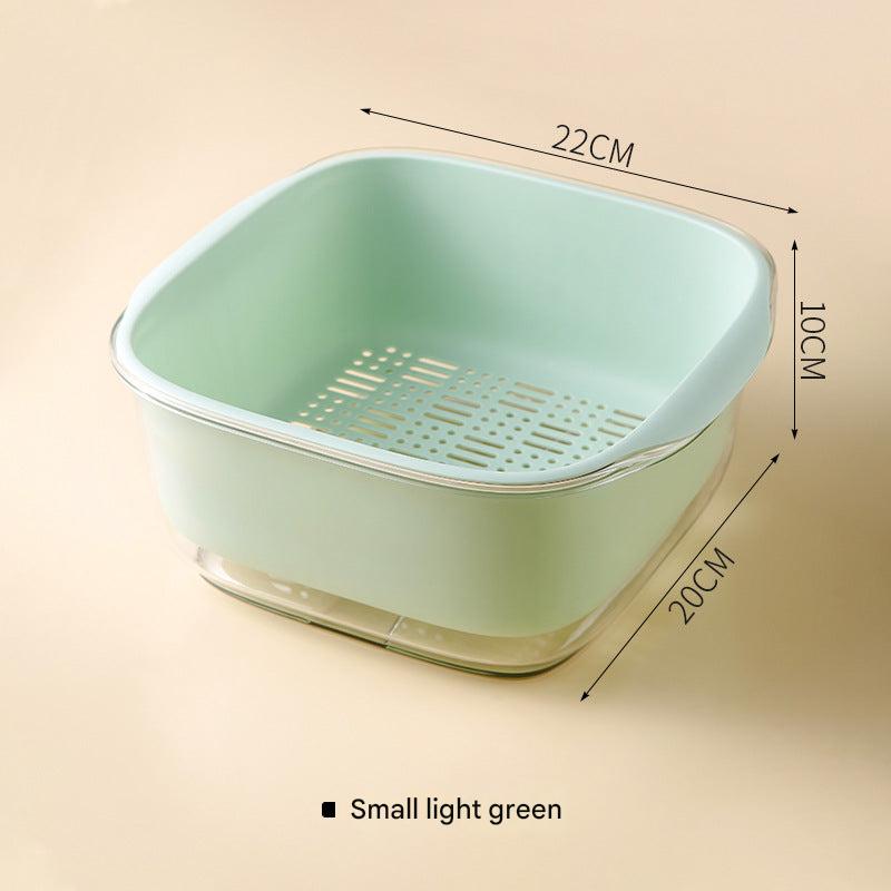 Double Layer Vegetable Washing Basket Image 10
