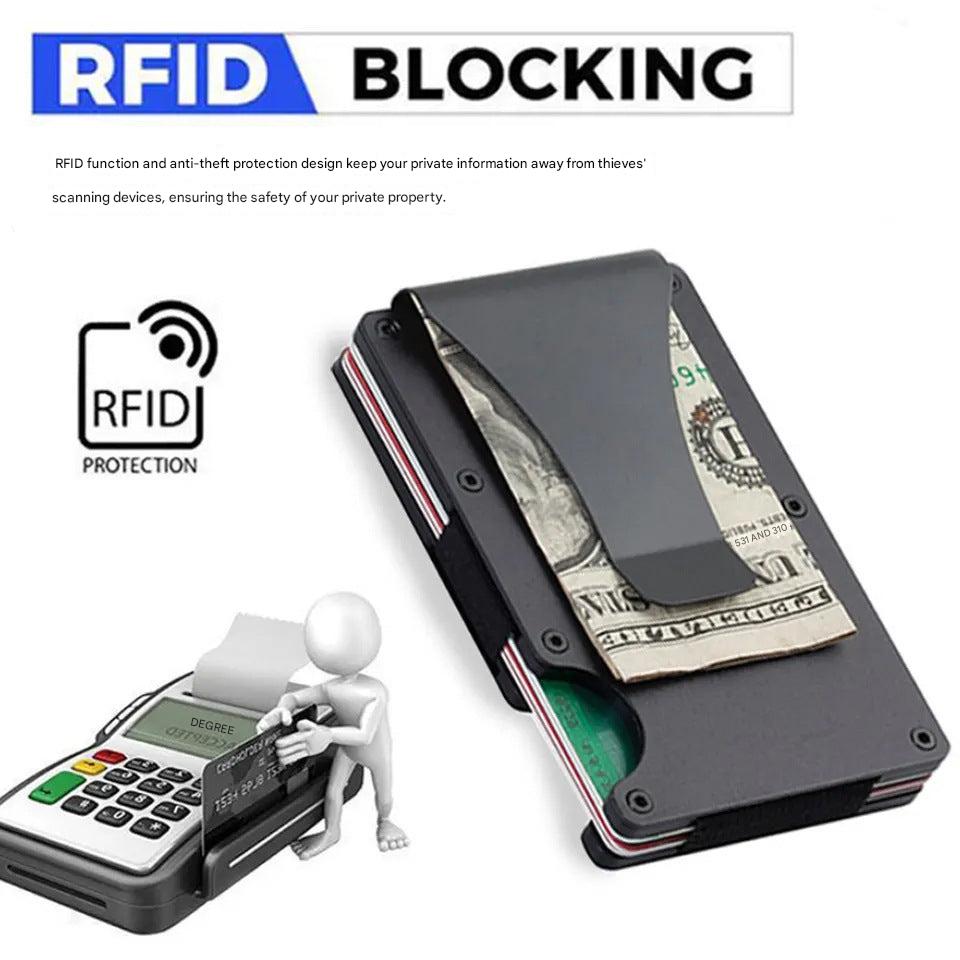 Stylish carbon fiber wallet image 2