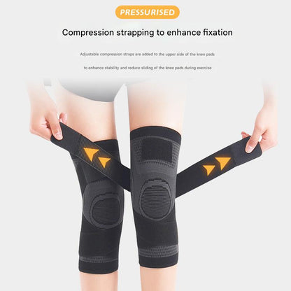 Breathable knee guard in light green