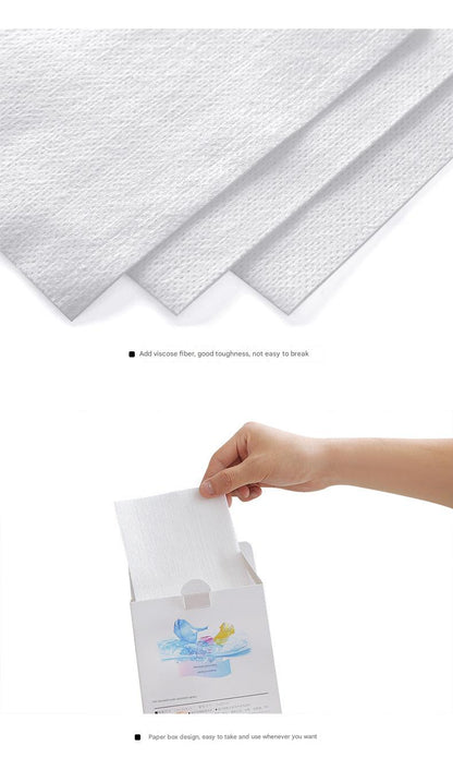 Laundry sheet in use preventing dye transfer