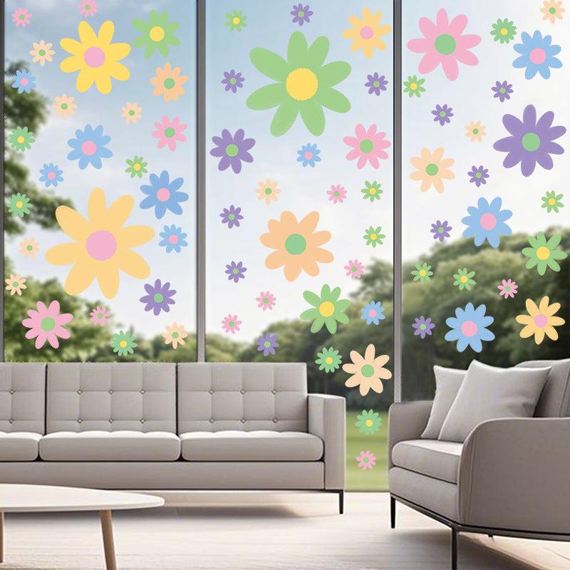 Spring Floral Window Sticker Image 1