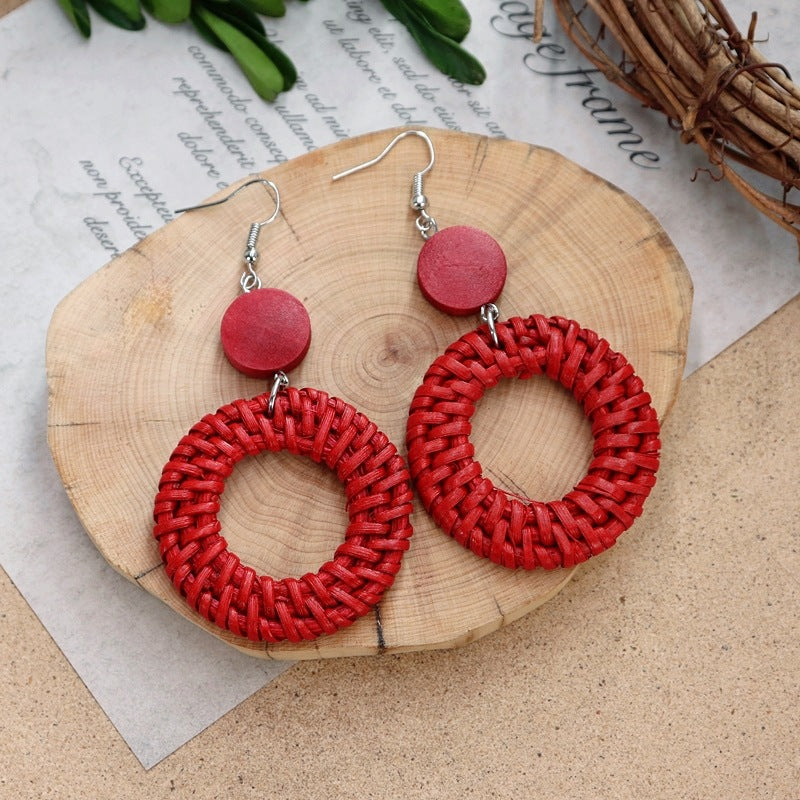 Summer beach fashion long earrings