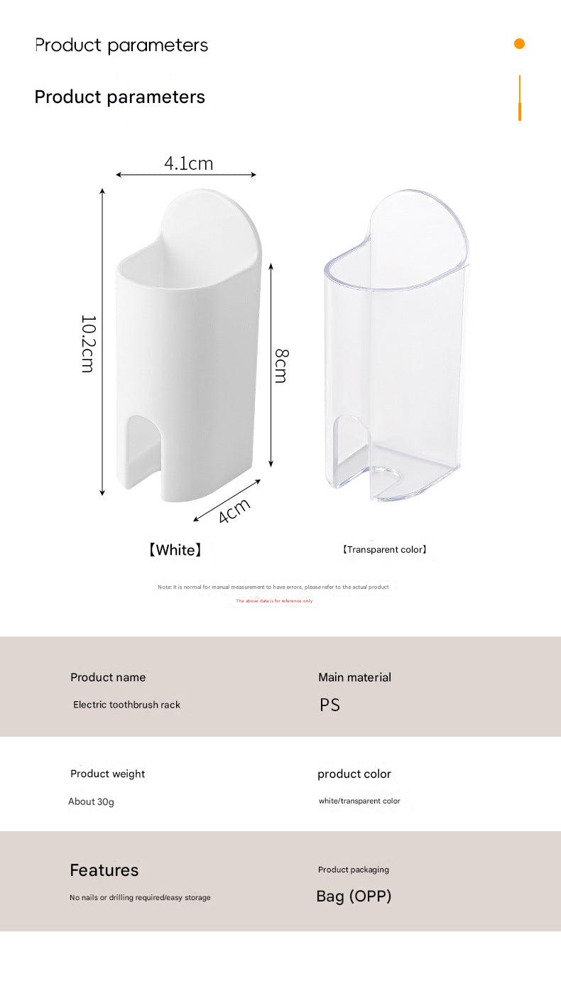 Wall-mounted toothbrush holder image 1