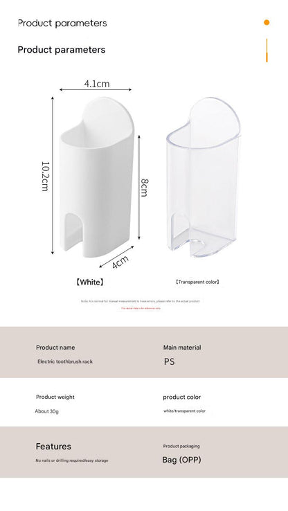 Wall-mounted toothbrush holder image 1