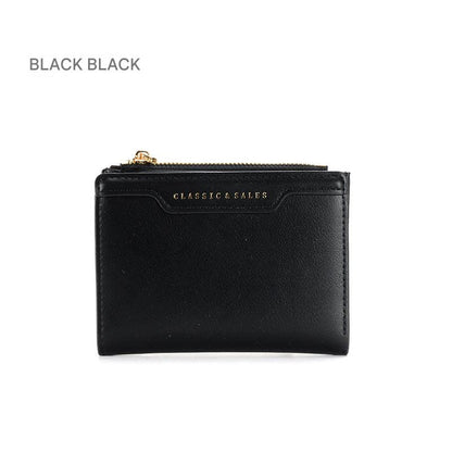 Yellow zipper wallet with card slots