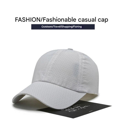 Men's quick-dry baseball cap in black