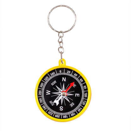 compact student compass with keychain hook