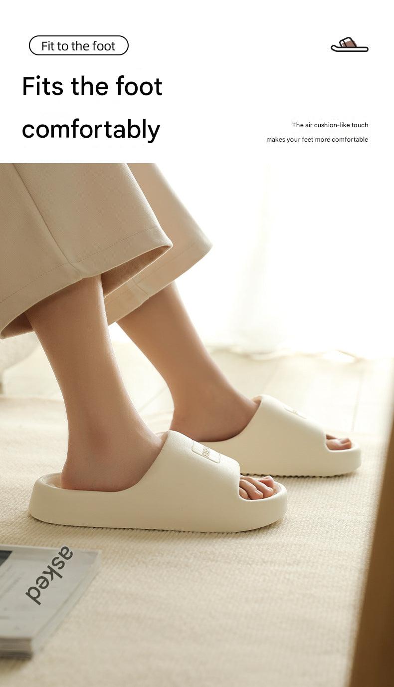 yellow house slippers