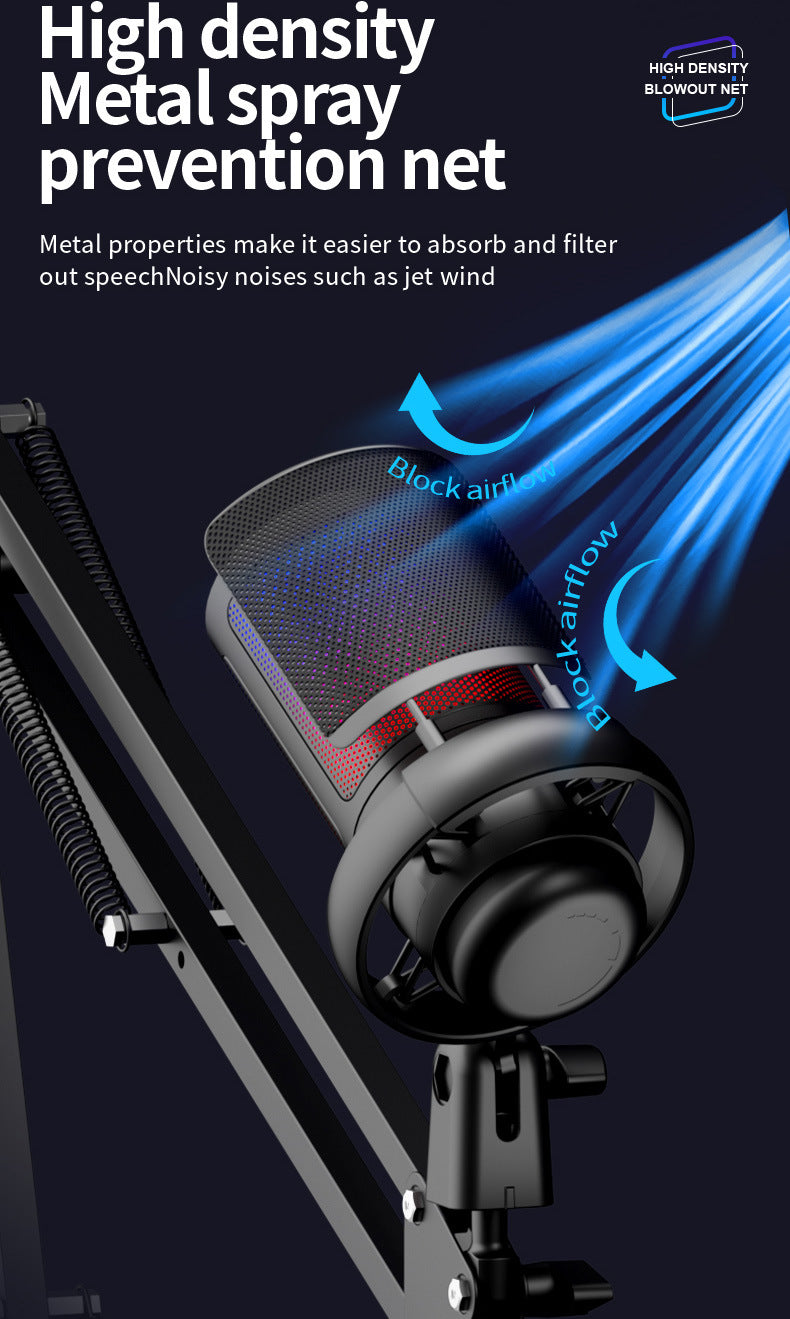 User-friendly USB microphone with accessories