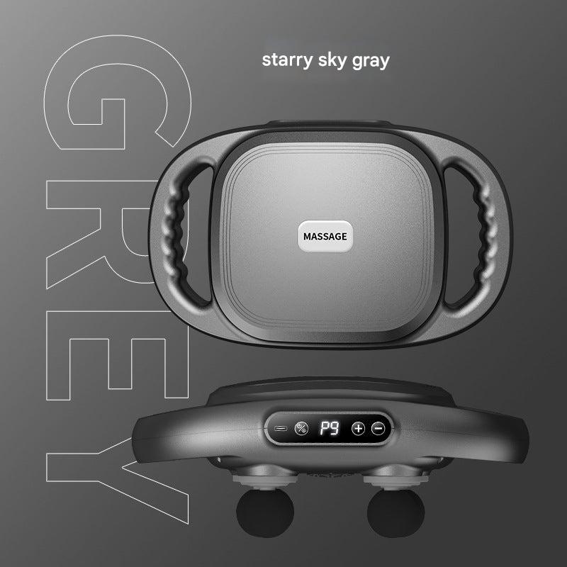 Rechargeable massage gun with multiple heads