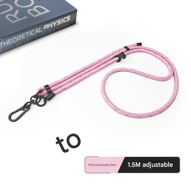 Universal phone lanyard in black