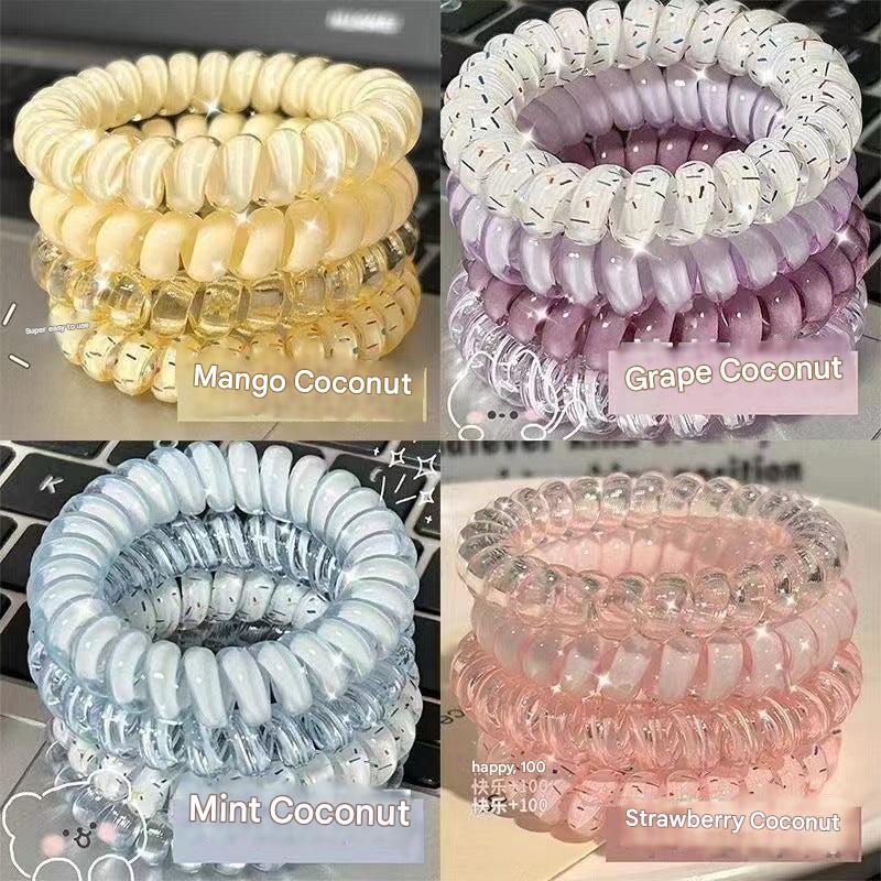 Green Grape high elasticity hair tie