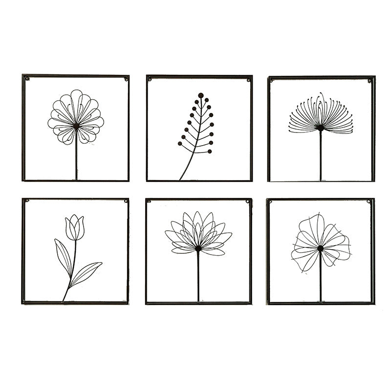 Modern iron decorative piece for sofas