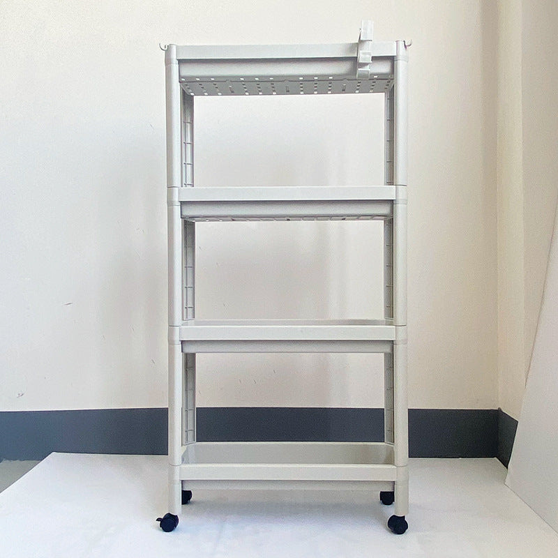 Mobile rolling cart for bathroom organization