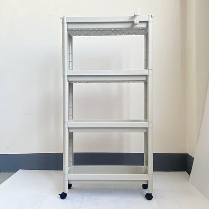 Mobile rolling cart for bathroom organization