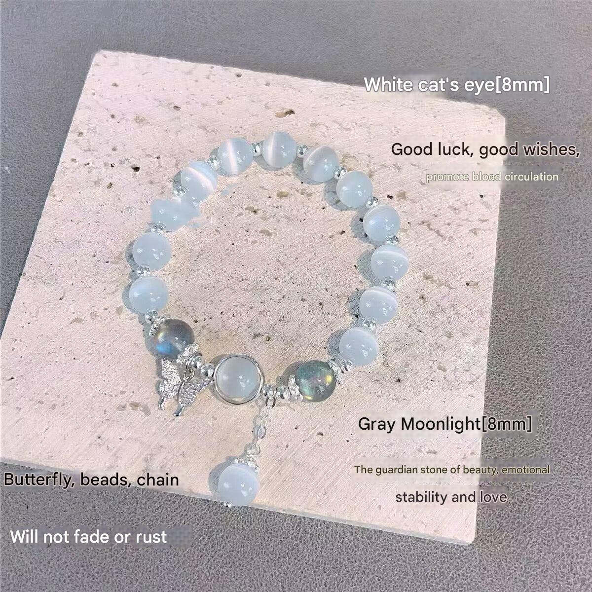 Butterfly glass bracelet image 6