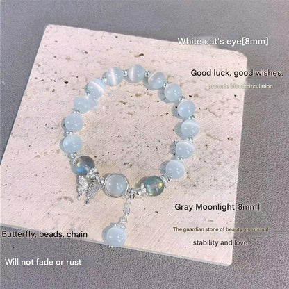 Butterfly glass bracelet image 6