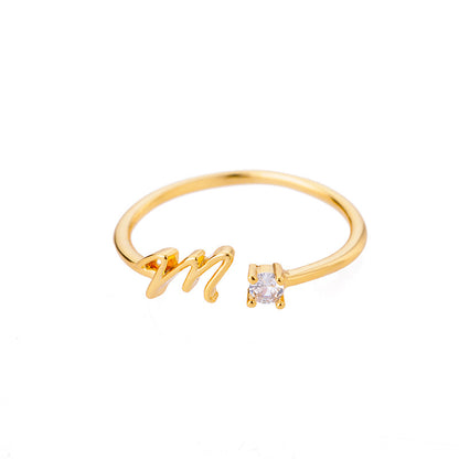 customized gold ring for unisex