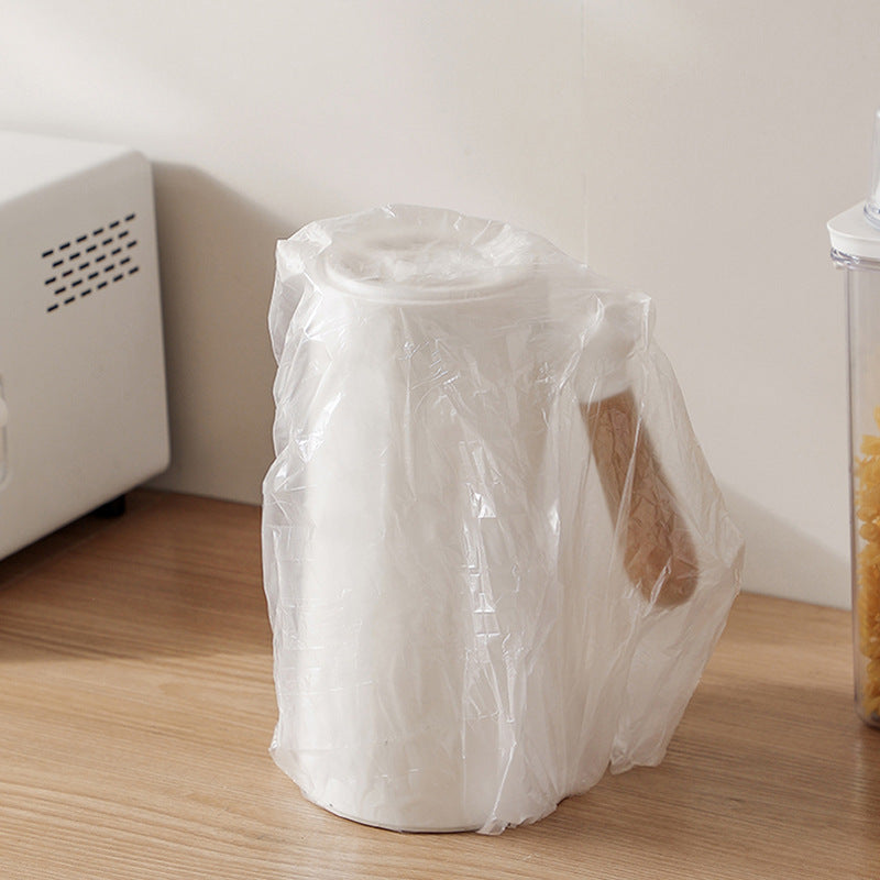Disposable plastic cover for fryer