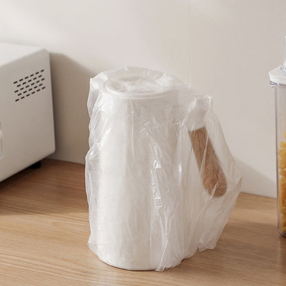 Disposable plastic cover for fryer