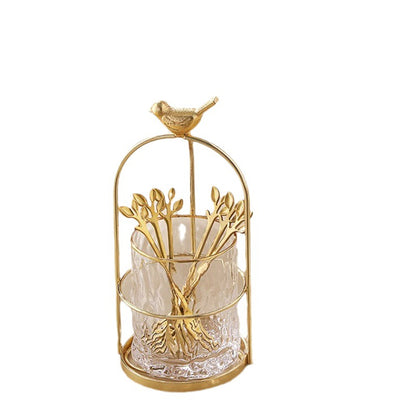 Practical fruit fork stand display 3