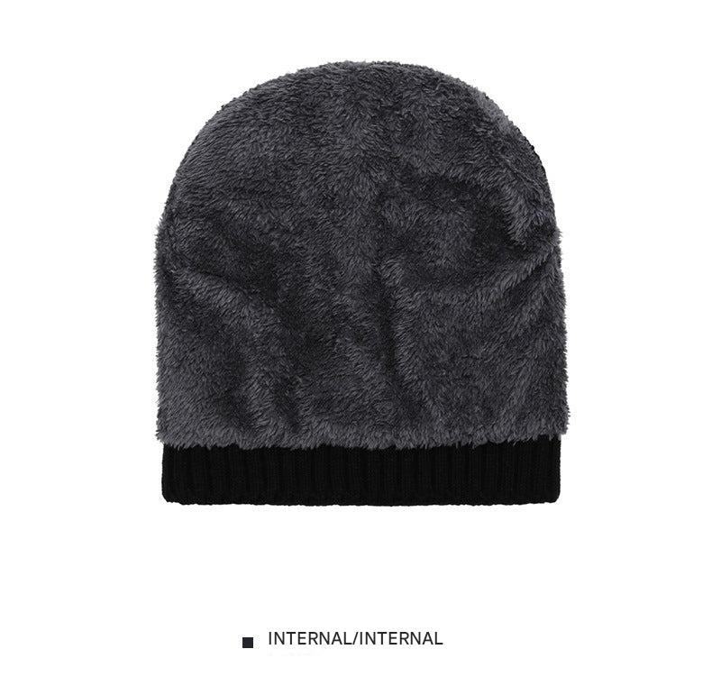 Burgundy neck warmer for men