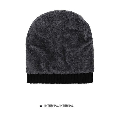 Burgundy neck warmer for men