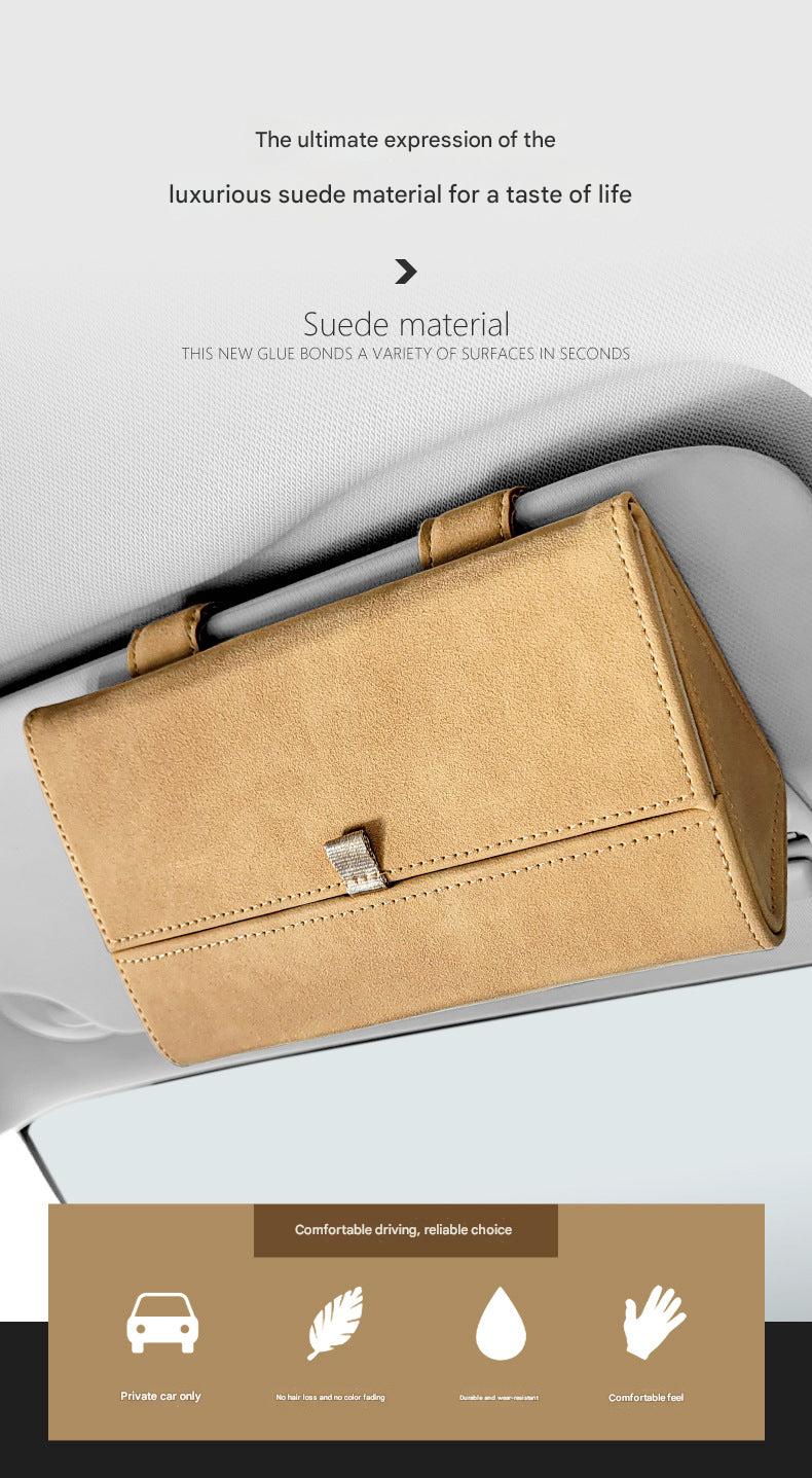 Stylish car accessory for sunglasses